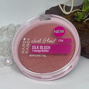 Hard Candy Just Glow Silk Blush + Mango Butter - 1794 Gush Blush - .25 oz - New